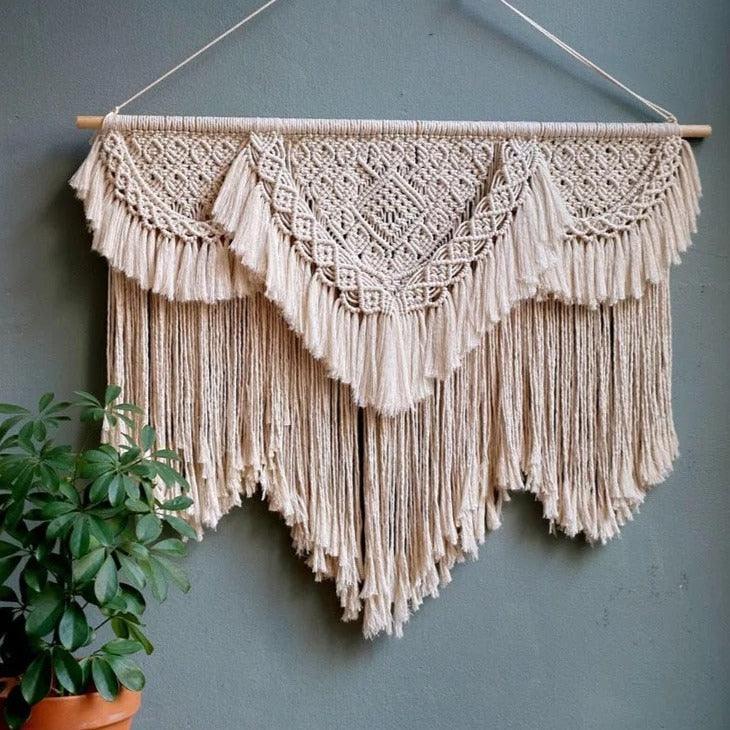 Bird Eyes Bohemian Wall Hanging Macrame Default Title