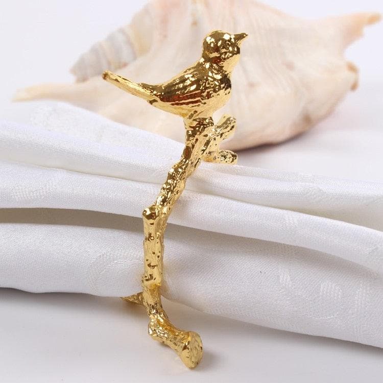 Bird Napkin Rings - 4pcs