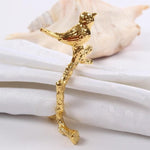 Bird Napkin Rings - 4pcs Gold