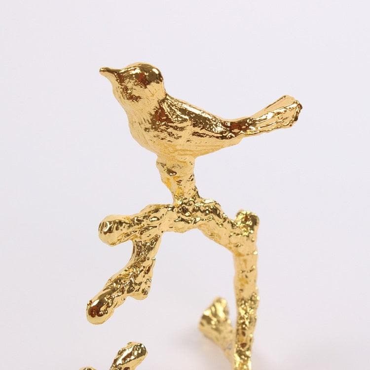 Bird Napkin Rings - 4pcs