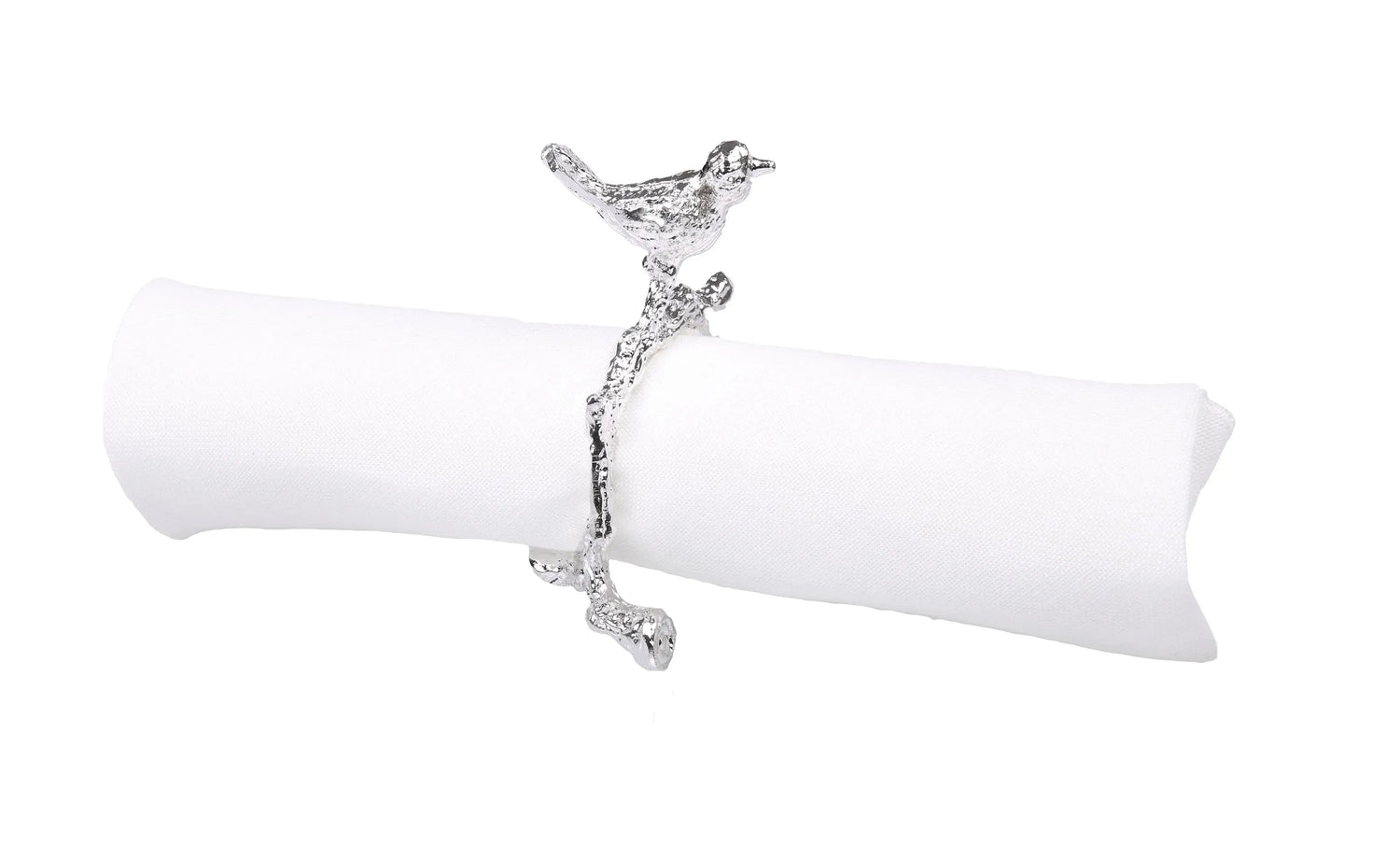 Bird on Branch Napkin Rings - Set of 10