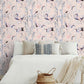 Birds of Paradise Pink Chinoiserie Wallpaper - MAIA HOMES