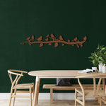 Birds on Tree Branch Metal Wall Art