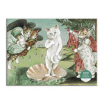 Birth of Venus Meowsterpiece of Western Art 1000 Piece Jigsaw Puzzle