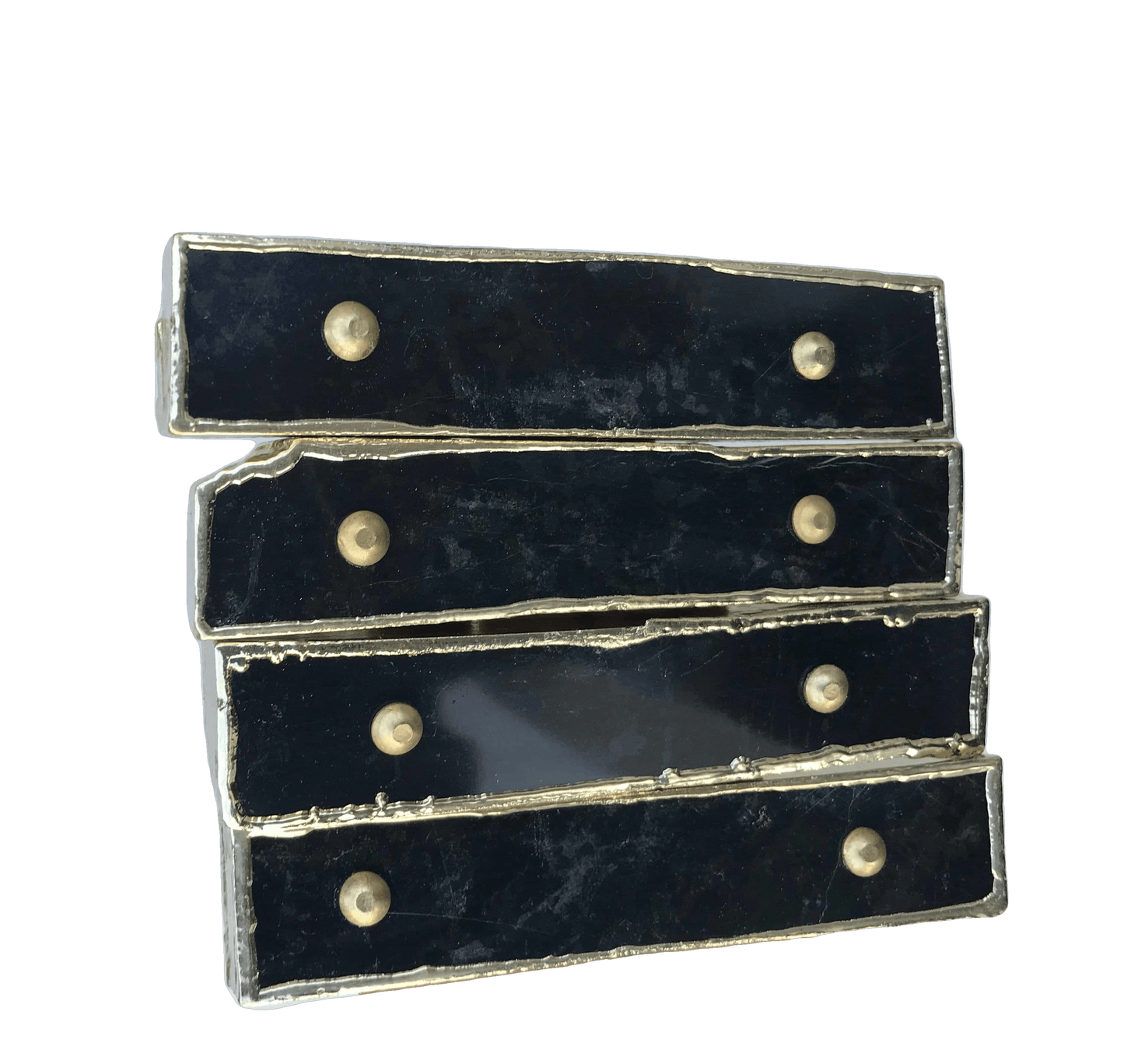 Black Agate Cabinet Door Pull Handle - Set of 4 - MAIA HOMES