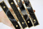 Black Agate Cabinet Door Pull Handle - Set of 4