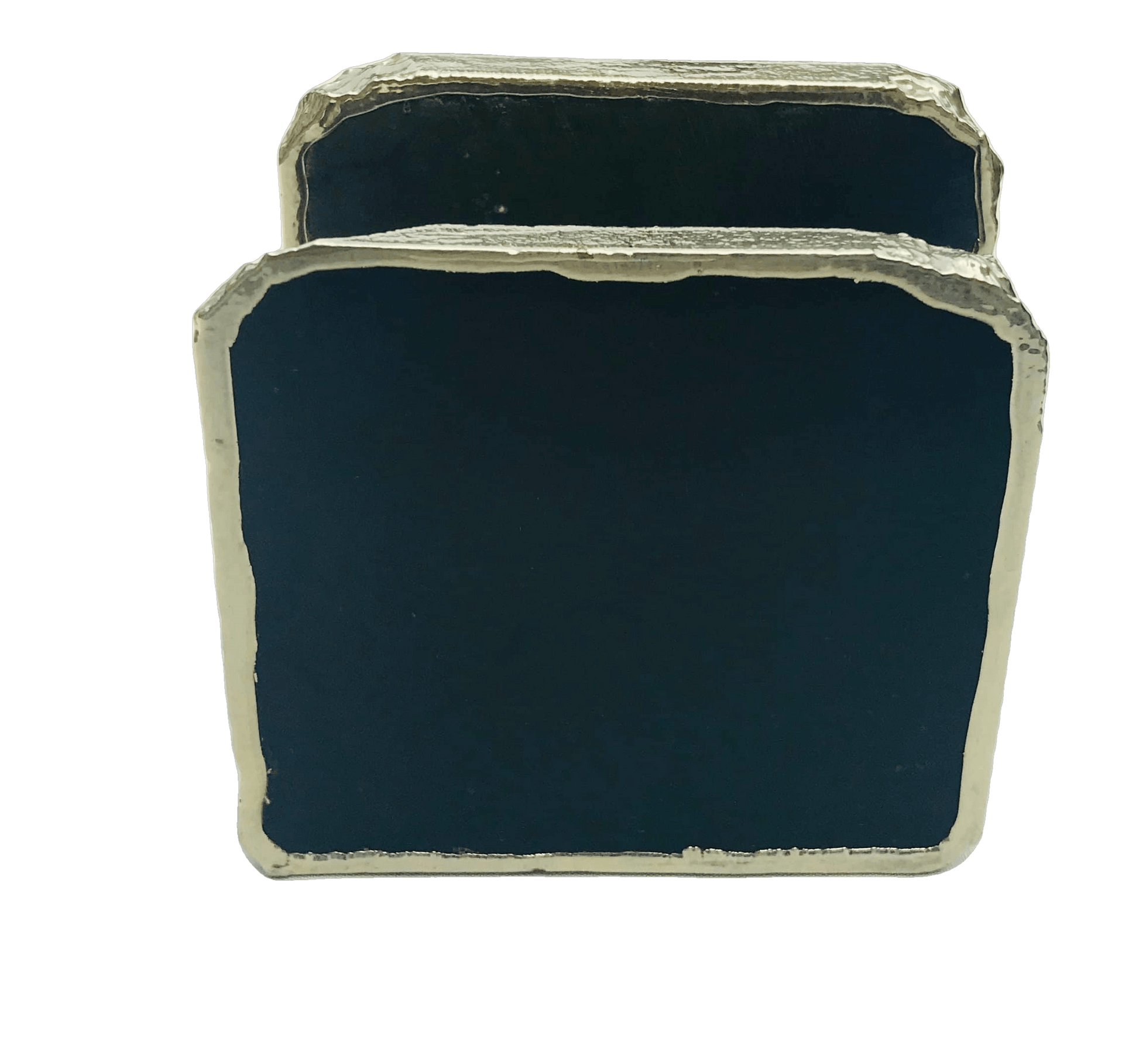 Black Agate Stone Napkin Holder - MAIA HOMES