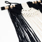 Black and Beige Cotton Macrame Wall Hanging - MAIA HOMES