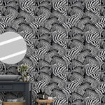 Black and White Zebra Wallpaper