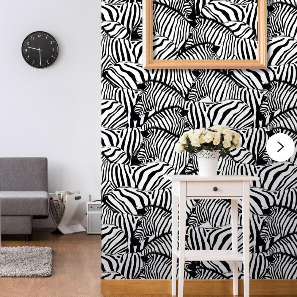 Black and White Zebra Wallpaper