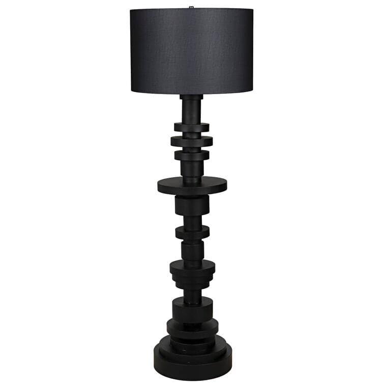 Black Novelty Floor Lamp - MAIA HOMES