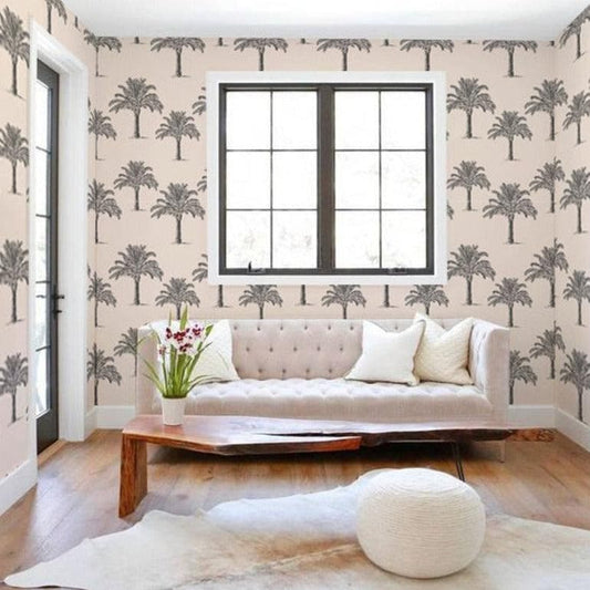 Black Palm Trees in the Dessert Wallpaper - MAIA HOMES
