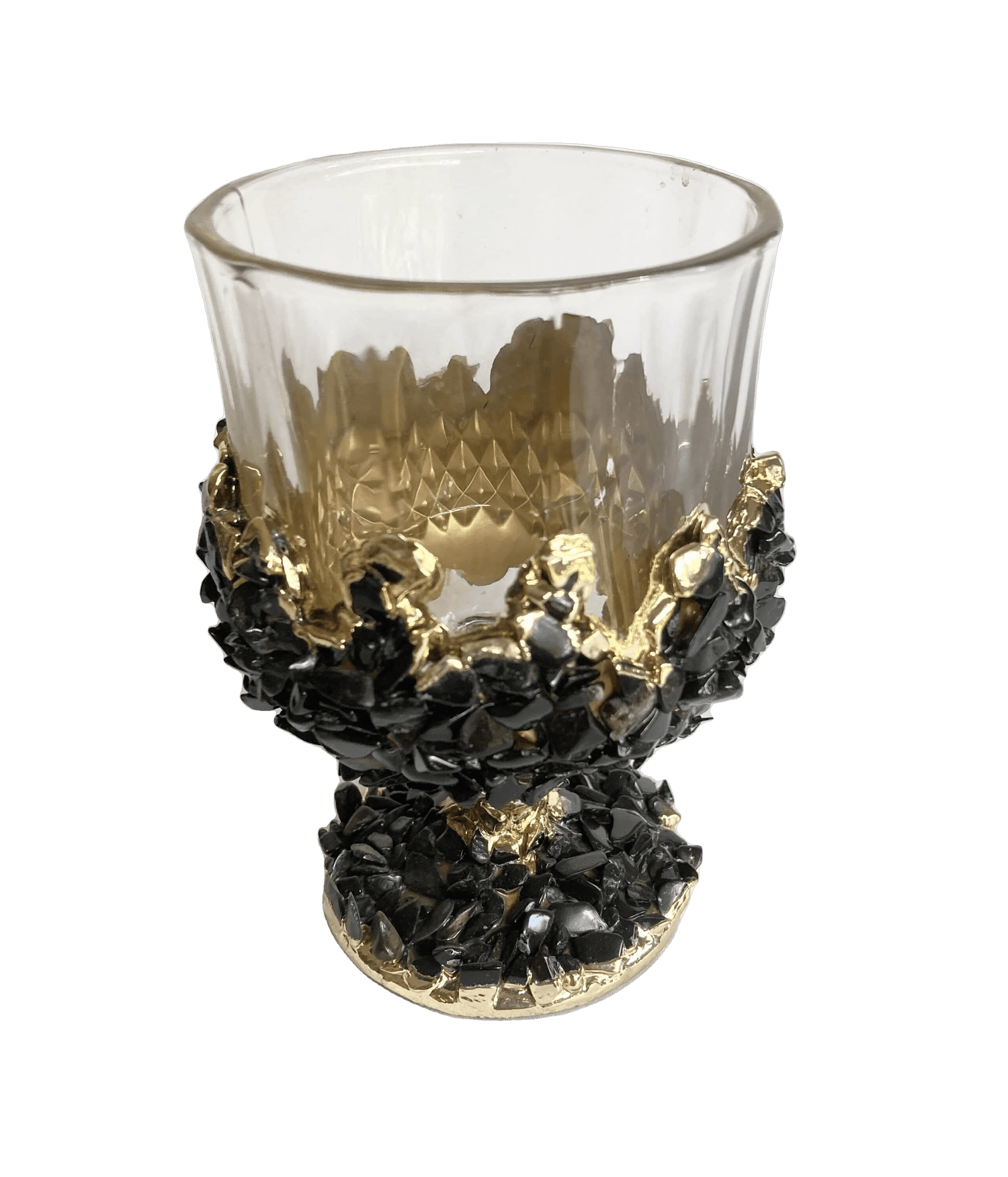 Black Quartz Wine Glass - Set of 2