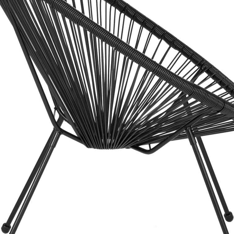 Black Ray Patio Chair