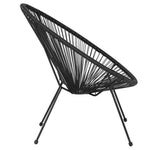 Black Ray Patio Chair