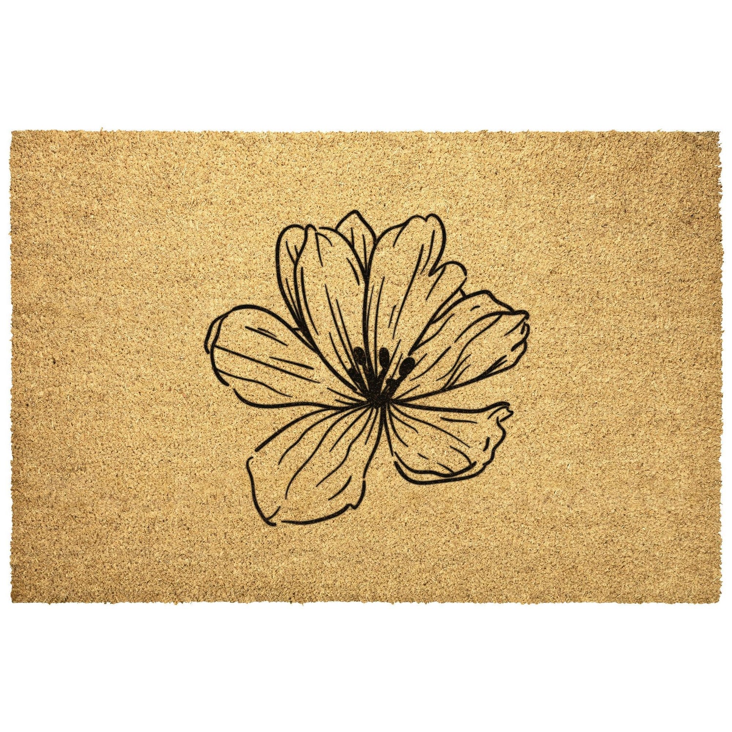 Blooming Rose Door Mat 18x12