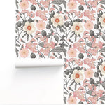 Blooming White Flowers Wall Mural