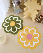 Blossoming Flower Accent Rug Bath Mat