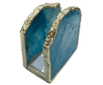 Blue Agate Stone Napkin Holder