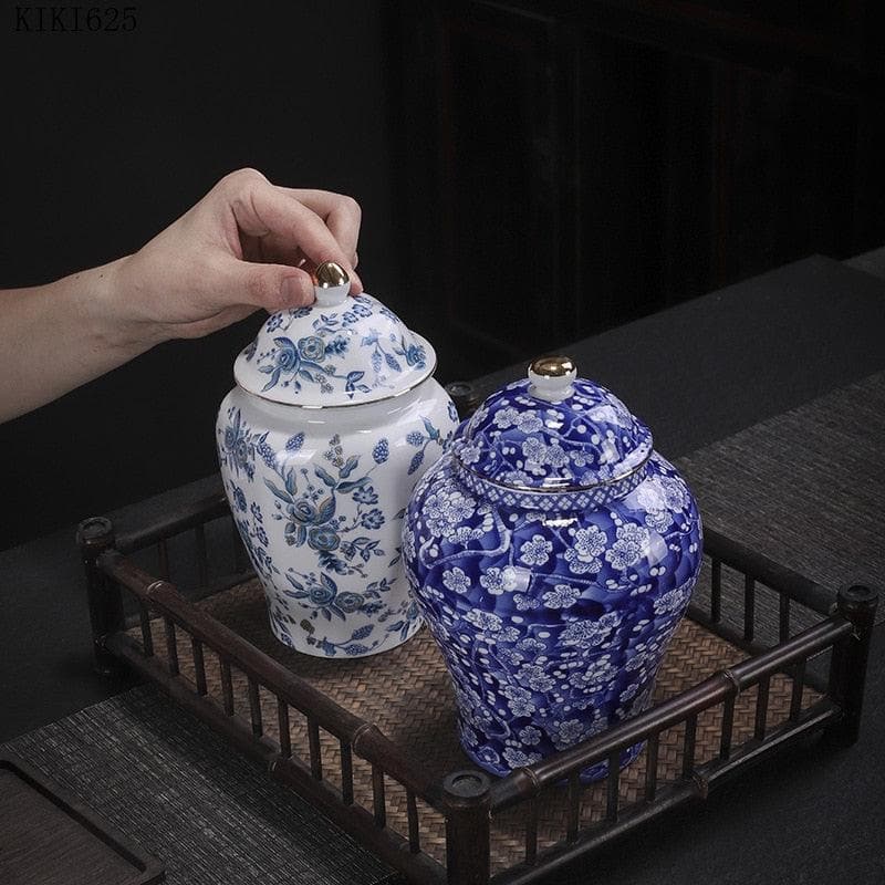 Blue and White Chinoiserie Classic Ginger Jar