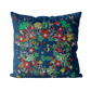Blue Floral Printed Throw Pillow Cover - MAIA HOMES