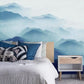 Blue Foggy Mountains Wall Mural