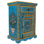 Blue Garden Hand Painted Nightstand Side table