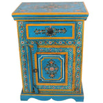 Blue Garden Hand Painted Nightstand Side table