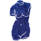 Blue Venus Goddess-Shaped Bath Rug - MAIA HOMES