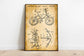 BMX Patent Print| Framed Art Print