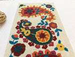 Bohemian Floral Beaded Table Runner