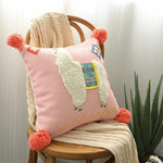 Bohemian Inspired Embroidery Throw Pillow Cover