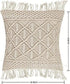 Boho Cotton Embroidered Throw Pillow Cushion Cover - MAIA HOMES