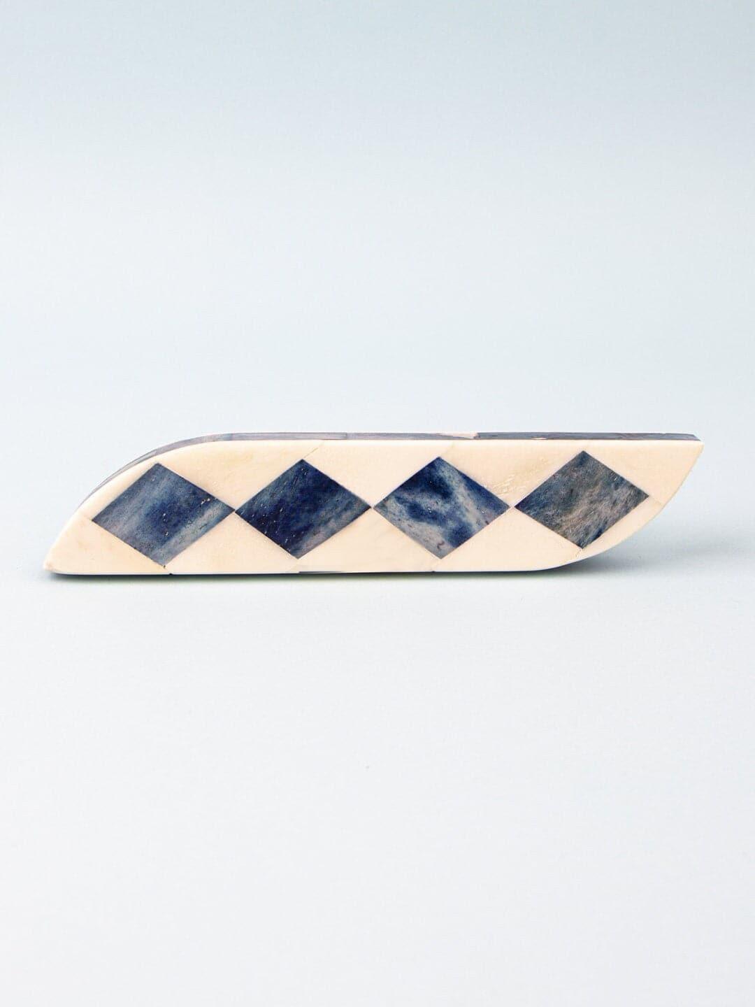 Bone-Inlay Curved Cabinet Drawer Pulls