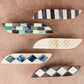 Bone-Inlay Curved Cabinet Drawer Pulls