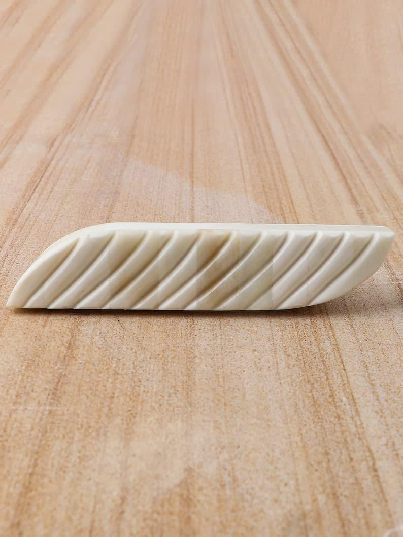 Bone-Inlay Curved Cabinet Drawer Pulls Style 2