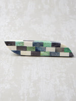 Bone-Inlay Curved Cabinet Drawer Pulls