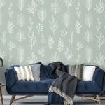 Botanical Sage Green Wallpaper