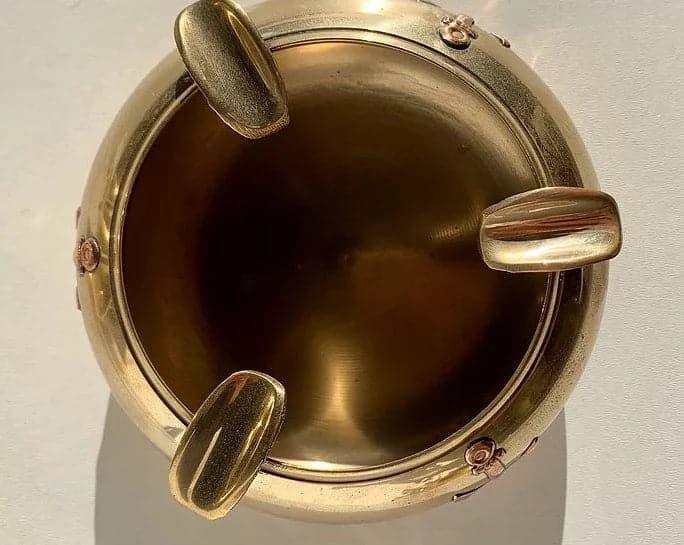 Brass Anchor Ashtray - MAIA HOMES