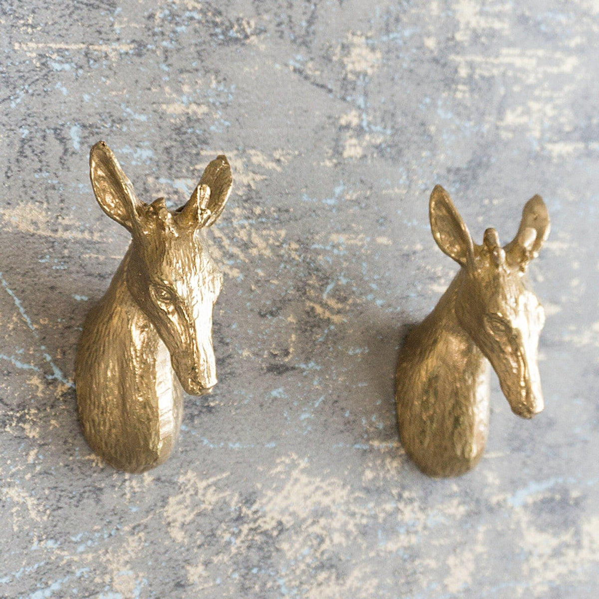 Brass Animal Head Cabinet Drawer Knob