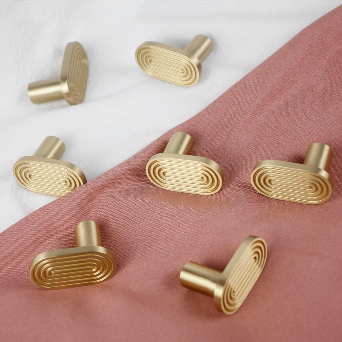 Brass Art Deco Organizing Wall Hook