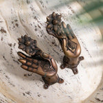 Brass Buddha Hand Cabinet Door Pulls