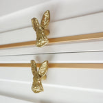 Brass Bunny Shaped Cabinet Drawer Knob