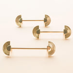 Brass Fan-Shaped Cabinet Drawer Handle Knob