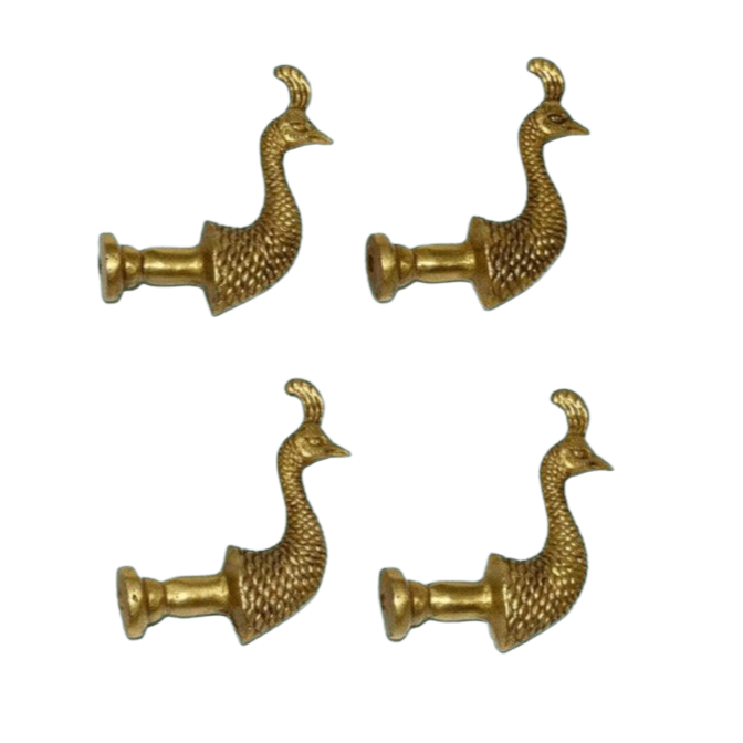 Brass Peacock Door Handle Knobs