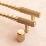 Brass Textured Bow Shaped Cabinet Drawer Handle Pull