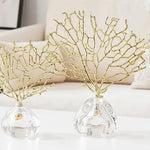 Brassed Sea Coral on Acrylic Stand