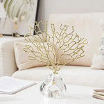 Brassed Sea Coral on Acrylic Stand