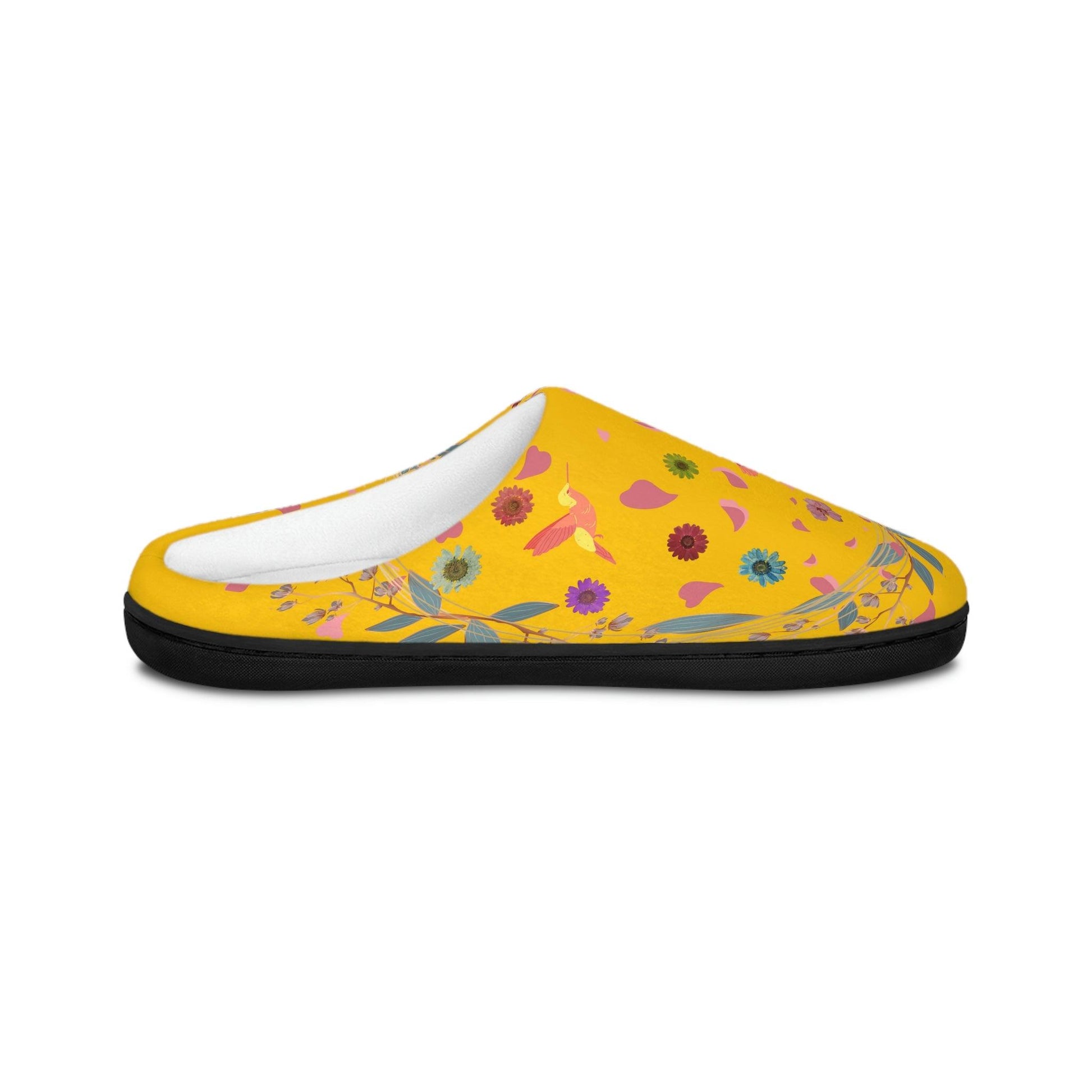 Bright Spring Flowers Women's Indoor Slippers - MAIA HOMES
