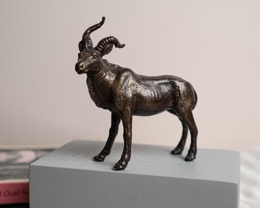 Bronze Horn Sheep Figurine - MAIA HOMES